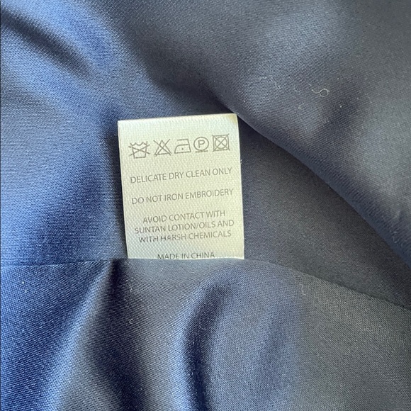 EUC Saloni Camille Velvet Midi Dress Glitter Hearts Women’s Size 4 Blue Purple - Picture 13 of 15